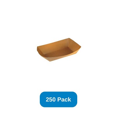 Speciality Quality Packaging #500 5lb Kraft Paper Food Tray Bulk Compostable Made In USA - Pack of 250