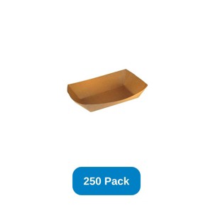 Speciality Quality Packaging #500 5lb Kraft Paper Food Tray Bulk Compostable Made In USA - Pack of 250 - 1 of 2