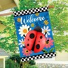 Briarwood Lane Spring House Flag 40x28 For Outdoor Ladybug Welcome For Spring House Flag - 4 of 4