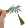 Unique Bargains Bamboo Leaf Tassels Hair Clip Green 2 Pcs - 4 of 4