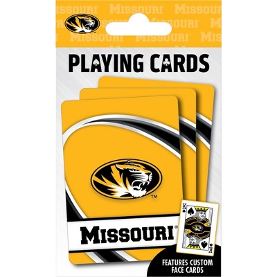 MasterPieces Officially Licensed NCAA Missouri Tigers Playing Cards - 54 Card Deck for Adults