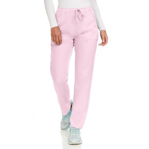 Hey Collection Women Medical Scrubs Straight Leg Pants with 4 Pockets and 4-Way Stretch - 1 of 4
