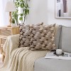 Kate Aurora 1 Piece Nolita Argyle Raised Chenille Ultra Plush & Fluffy 18"x 18" Filled Accent Throw Pillow With Removable Zipper Shell/Cover - 2 of 4