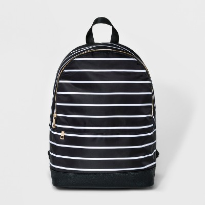 target striped backpack