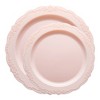 Smarty Had A Party Pink Vintage Plastic Dinnerware Set - 120 Sets - 2 of 4