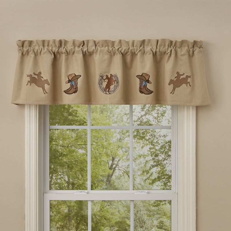 Park Designs Western Embroidered Lined Valance, 2 of 4
