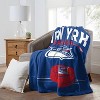 New York Rangers Inspired Plush Raschel Throw Blanket 60 x 80 - SWIT Sports