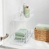 Two Tiered Slide Out Organizer White - Brightroom™ : Target