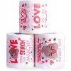 JOYIN 3 Rolls Valentines Day Toilet Paper, 200 Sheet Novelty Gag Gift Toilet Paper, Happy Prank Toilet Paper and Birthday Anniversary Fun Present - 3 of 4