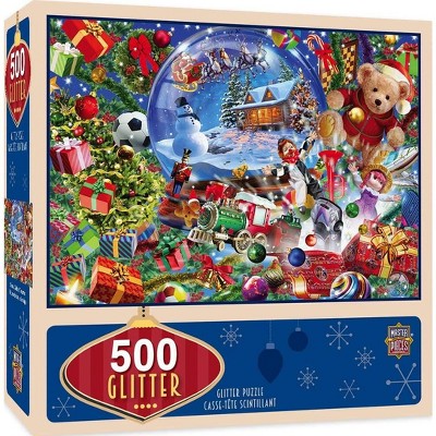 MasterPieces Inc Snow Globe Dreams 500 Piece Glitter Jigsaw Puzzle