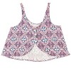 Aeropostale Womens Tulip Button-Back Floral Tank Top - 2 of 2