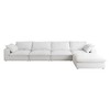 NicBex Couches for Living Room Feather-filled Seat Sofa Couches Comfy Upholstered 1pc Modular Design Sofa - 3 of 4