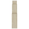 vidaXL Wall Cube Shelf Sonoma Oak 31.5 in.x5.9 in.x30.9 in. Engineered Wood - 4 of 4