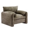 Merax Modern Chenille Oversized Armchair with Wide Armrests - 4 of 4