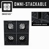 UbeCube 3pk Decorative Storage Bins Black: Polypropylene Square Container Set, 13.5" Dimensions, Spot Clean - 4 of 4