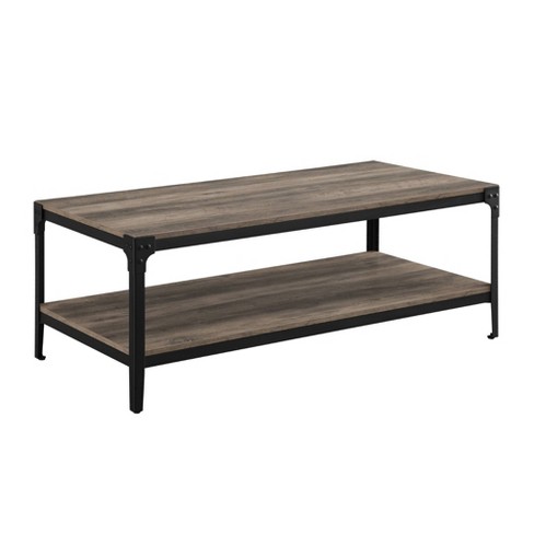 Classic Wood Console Table Gray Wash - Saracina Home : Target