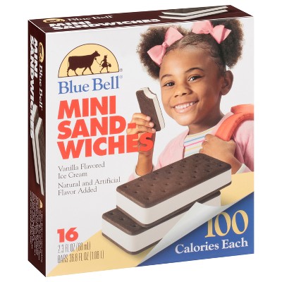 Blue Bell Mini Ice Cream Sandwiches - 36.8oz/16ct