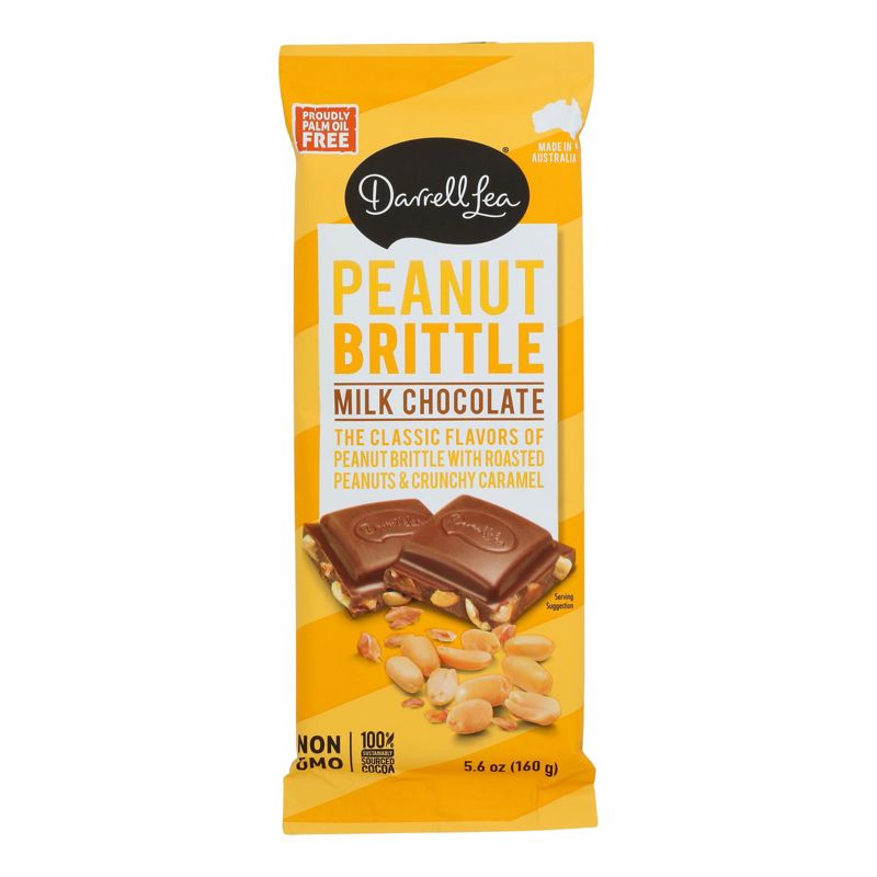 Darrell Lea Peanut Brittle Milk Chocolate Bar - Case of 15/5.6 oz, 2 of 7
