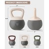 PAETA Soft Kettlebell for Home Fitness C Anti-Slip Grip & Wide Handle Design,Soft Kettlebell set, Gentle Floor-Friendly Impact ¨C 10lbs, 15lbs, 20lbs - 3 of 4