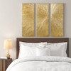 MAYEERTY Hand Painted Triptych 3-piece Dimensional Resin Wall Art Set - 2 of 4