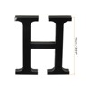 Unique Bargains Home Decoration Self-Adhesive 3D Acrylic Alphabet Mirror Wall Stickers Black - 2 of 3