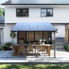 Vynxaria 10' x 10' Outdoor Pergola Awning - Wall-Mounted Gazebo - 2 of 4