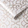 Shoji Blossom White and Rose Gold Geometric Paste the Wall Wallpaper - 3 of 4