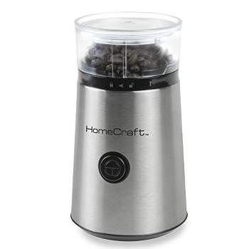HomeCraft HCCG1SS Grinder Mill with Large 12 Cup Capacity, One Touch Operation, Stainless steel