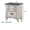 NicBex Rustic White Dresser,Farmhouse Single Dressers with Traditional Handles,Chest of Drawers for Bedroom,Living Room,Dining Room,Hallway - 3 of 4