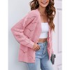 Women's Lightweight Crochet Cardigan Long Sleeve Hollow Out Kint Sweaters - 2 of 4