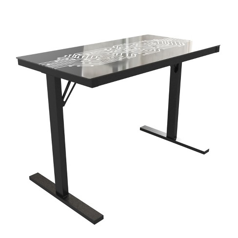 Flash Furniture Gaming Computer Desk With Color Changing Led Circuit