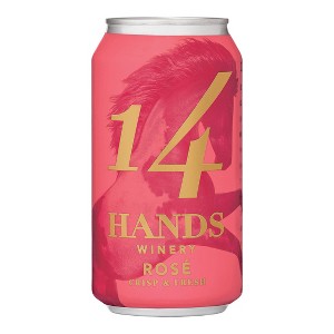 14 Hands Winery Rosé Wine - 355ml Can - 1 of 4