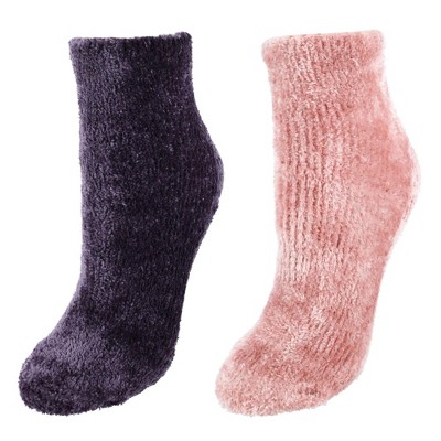 Dr. Scholl's Women's Low Cut Soothing Spa Socks (2 Pair Pack), Purple ...