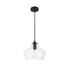 Elegant Lighting Destry 1 Light Brass Pendant With Clear Glass - 3 of 4