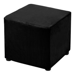 Unique Bargains Elastic Living Room Bedroom Square Foot Stool Cover - 1 of 4