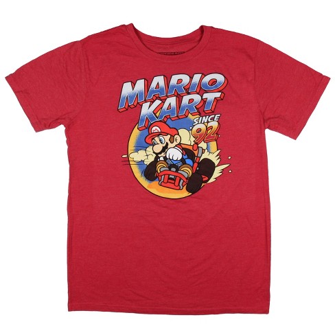 Super Mario Men's Mario Kart Since 92 Retro Video Game T-shirt Tee ...