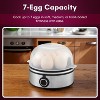 Elite Cuisine 7-Egg Capacity Easy Egg Cooker Stainless Steel - 3 of 4