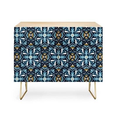 Heather Dutton Andalusia Midnight Blues Credenza - Deny Designs