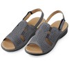 Collections Etc Decorated Stretch Sandals - 2 of 4