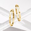 Ross-Simons Italian 14kt Yellow Gold Squared-Edge Hoop Earrings - 3 of 4