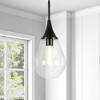 Hudson and Canal 7.63" Wide Pendant with Glass Shade - 3 of 4
