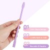 JDICTION 5-PCS Reusable Silicone Stir Sticks, Large Epoxy Resin Paint Mixing Tools For Glitter Tumblers DIY Crafts In 5 Colors - 3 of 4
