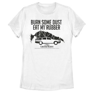 Women's National Lampoon's Christmas Vacation Eat My Dust Tree T-Shirt - 1 of 4