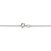 Black Bow Jewelry 0.6mm, Sterling Silver D/C Octagon Mirror Box Chain Necklace - 4 of 4