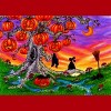 Junior's Design By Humans WAITING FOR HALLOWEEN By Buddyforme T-Shirt - 2 of 3