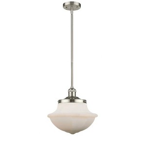 Oxford - 1 Light Stem Hung Mini Pendant In Traditional Style-11.5 Inches Tall and 11.75 Inches Wide - 1 of 1
