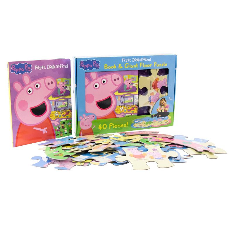 Peppa Pig My First Look and Find Book and Giant Puzzle Box Set - 40pc, 2 of 7