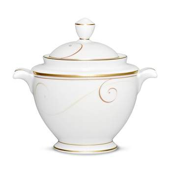 Noritake Golden Wave Sugar Bowl with Cover