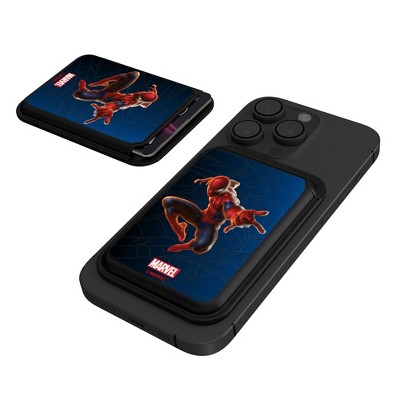 Keyscaper Marvel Spider-Man MechLine Black Magnetic Credit Card Wallet