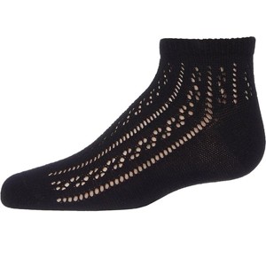 Memoi Girls Pelerine Cotton Blend Anklet Socks - 1 of 3